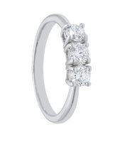 Anello Gazzola Gioielli Donna in Oro bianco Diamante 0.73 Ct BBB21073C - BBB21073C